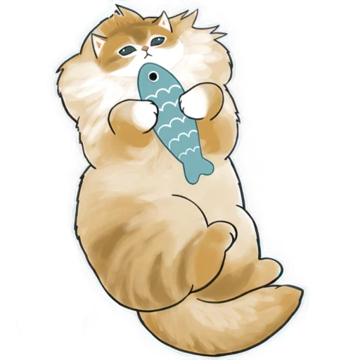 🐠 Стикер «Нян котики» для Telegram