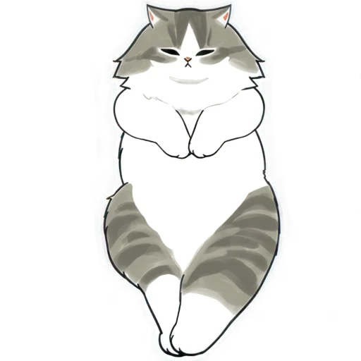 🧘‍♂ Стикер «Нян котики» для Telegram