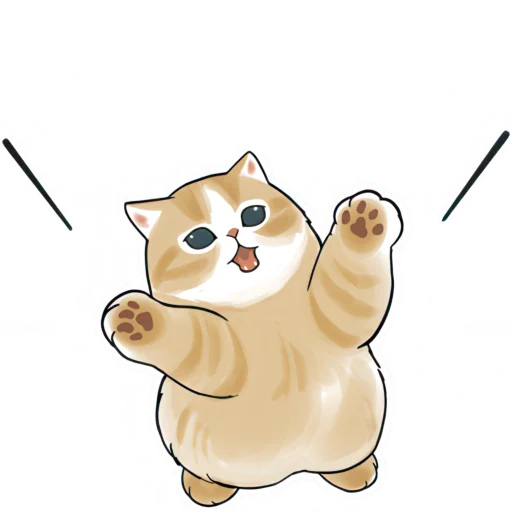 🤗 Стикер «Нян котики» для Telegram