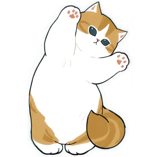 Стикерпак Нян котики для Telegram — скачать