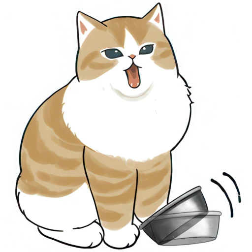 😋 Стикер «Нян котики» для Telegram