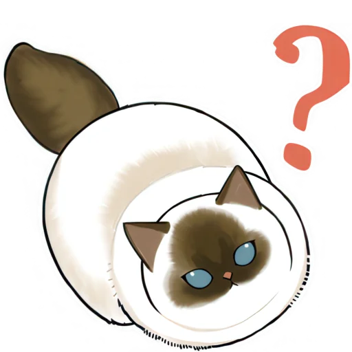 ❓ Стикер «Нян котики» для Telegram