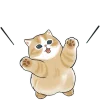 🤗 Эмодзи «Нян котики» для Telegram
