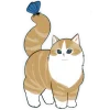 🦋 Эмодзи «Нян котики» для Telegram