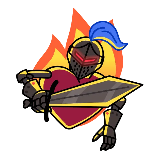 😠 Эмодзи «Date Knight» для Telegram