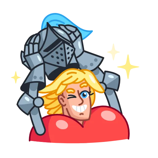 😉 Эмодзи «Date Knight» для Telegram