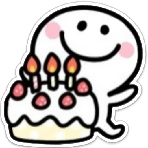 🎂 Стикер «CuteMoji» для Telegram