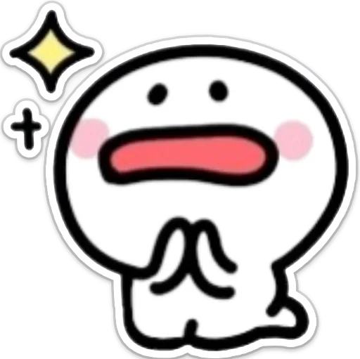 🙏 Стикер «CuteMoji» для Telegram