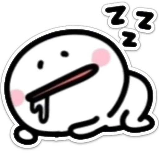 😴 Стикер «CuteMoji» для Telegram