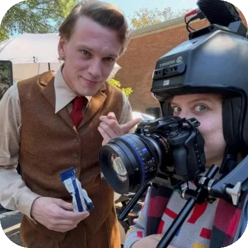 ❤ Стикер «Jamie Campbell Bower²Wilh El Mina» для Telegram