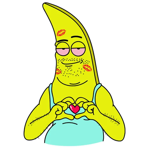😘 Стикер «Батя Банан» для Telegram