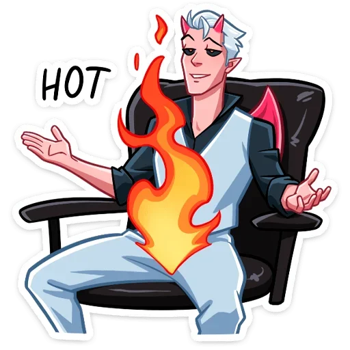 🔥 Стикер «Демон» для Telegram