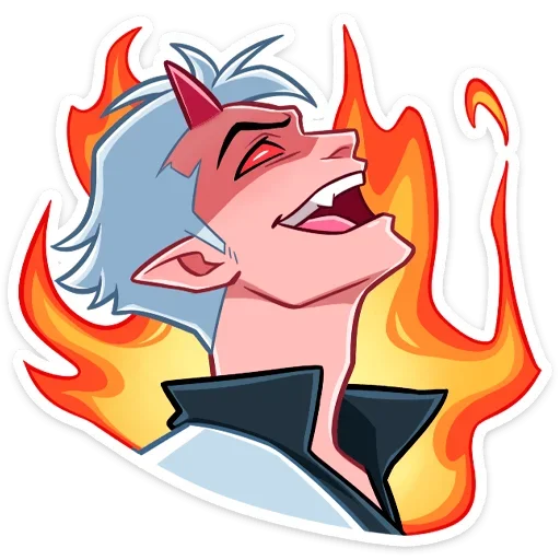 🔥 Стикер «Демон» для Telegram