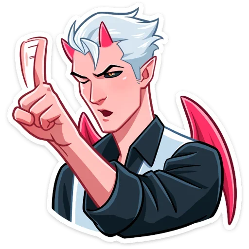 🤫 Стикер «Демон» для Telegram