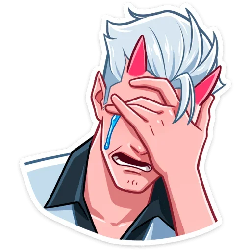 😭 Стикер «Демон» для Telegram