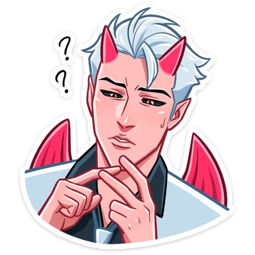 ❓ Стикер «Демон» для Telegram
