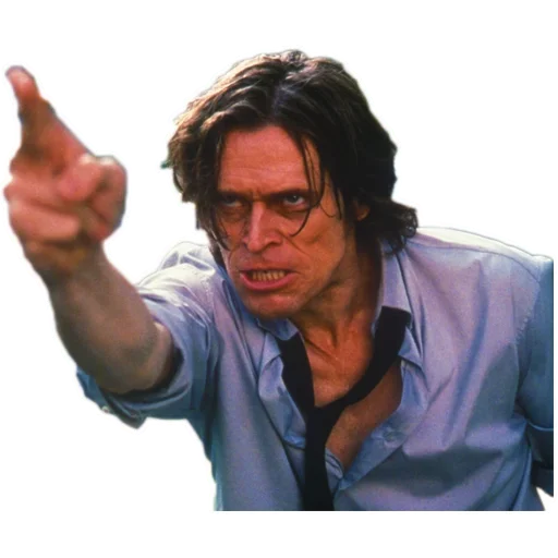 👆 Стикер «Willem Dafoe» для Telegram