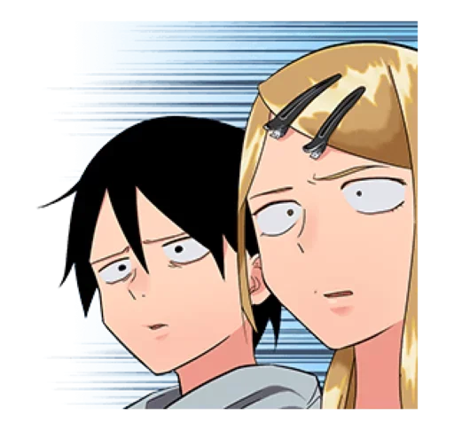 😶 Стикер «Dagashi Kashi» для Telegram