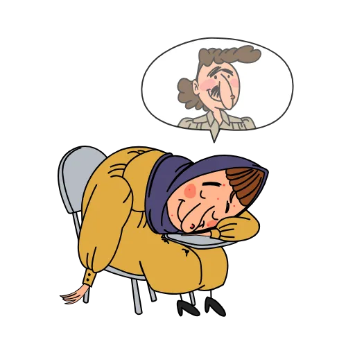 😴 Стикер «dahe60» для Telegram