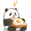 😋 Эмодзи «Ежедневная панда» для Telegram