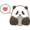 🫶 Эмодзи «Ежедневная панда» для Telegram