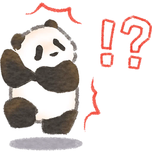 ❓ Стикер «Ежедневная панда» для Telegram