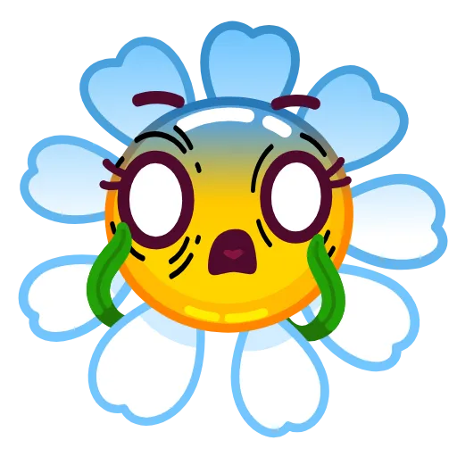 😨 Стикер «Daisy Romashka» для Telegram
