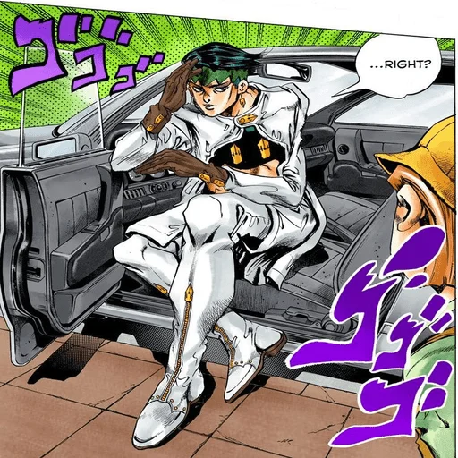 🌄 Стикер «Несокрушимый Алмаз JoJo» для Telegram