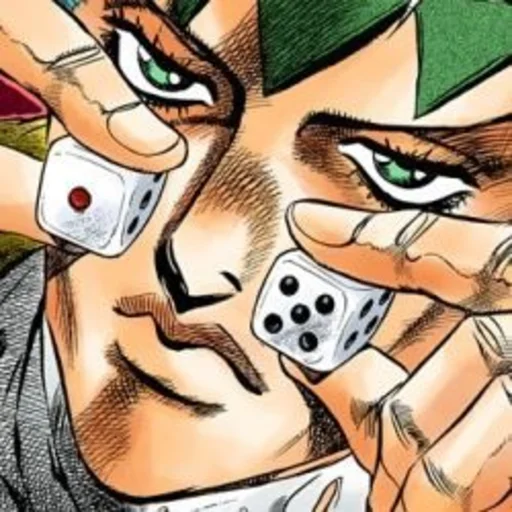 🌄 Стикер «Несокрушимый Алмаз JoJo» для Telegram