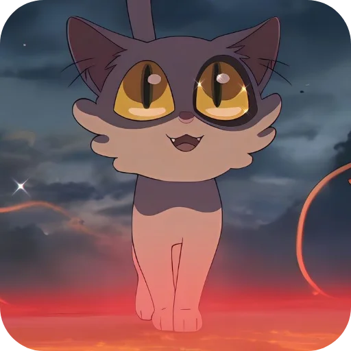 🥳 Стикер «Daijin cat» для Telegram