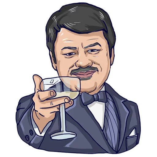 🍸 Стикер «Dake Machete ©» для Telegram
