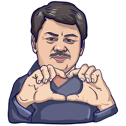 ❤ Стикер «Dake Machete ©» для Telegram
