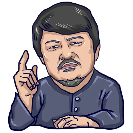 👆 Стикер «Dake Machete ©» для Telegram
