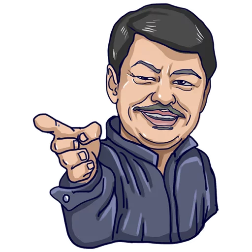 👈 Стикер «Dake Machete ©» для Telegram