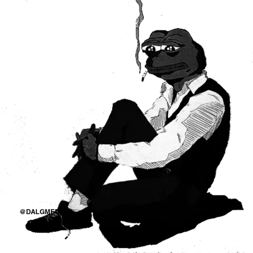 ⚫️ Стикер «Hmm» для Telegram