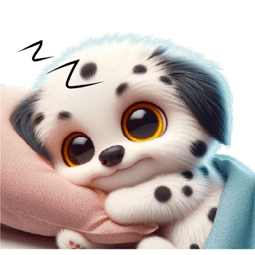 😴 Стикер «Далматинец» для Telegram