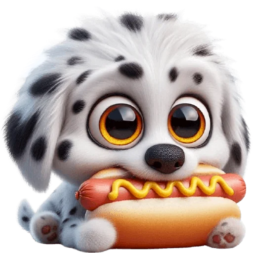 🌭 Стикер «Далматинец» для Telegram