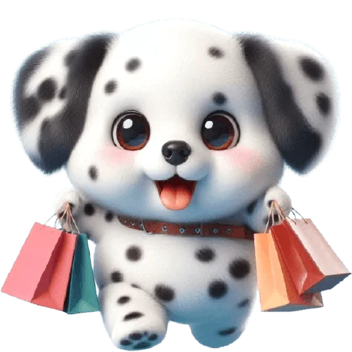 🛍 Стикер «Далматинец» для Telegram