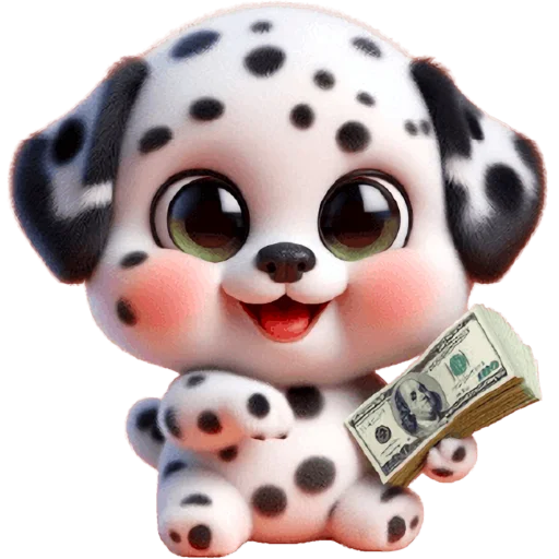 💸 Стикер «Далматинец» для Telegram