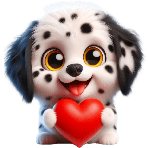 ❤️ Стикер «Далматинец» для Telegram