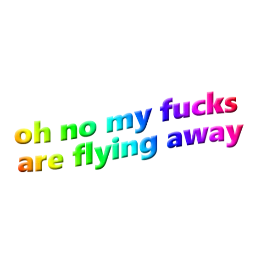 😔 Стикер «diffrnt for tg» для Telegram