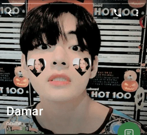 🍭 Стикер «taehyung bts» для Telegram