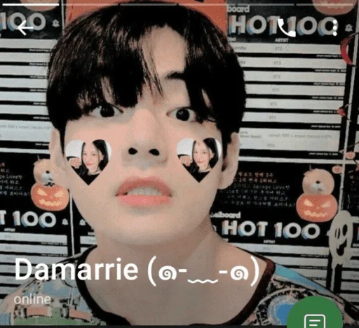 🍭 Стикер «taehyung bts» для Telegram