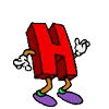 Стикер 8 Dancing Alphabet
