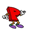 Стикер 16 Dancing Alphabet