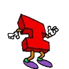 Стикер 9 Dancing Alphabet