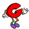 Стикер 7 Dancing Alphabet