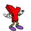 Стикер 25 Dancing Alphabet