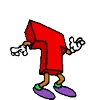 Стикер 20 Dancing Alphabet
