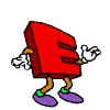Стикер 5 Dancing Alphabet